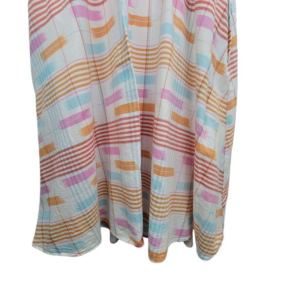 Lou & Grey For Loft Stripe Multicolor Oversized Dress With Stains And Pockets XS - Picture 6 of 11